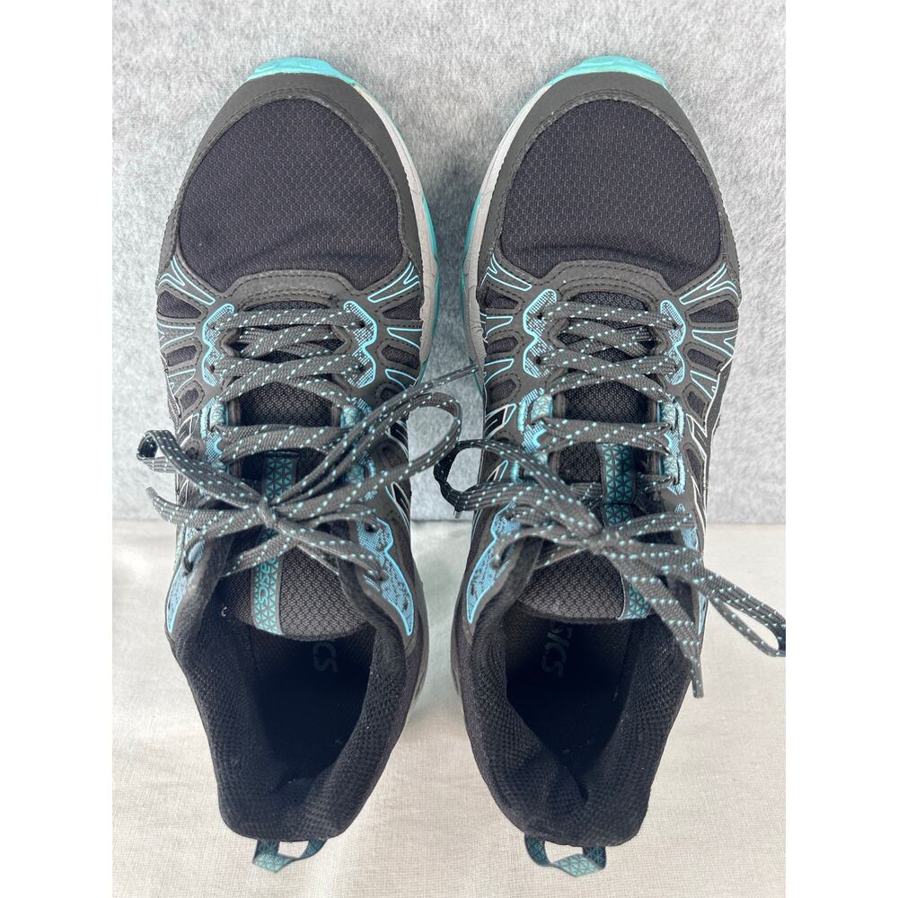Asics Women's sz 9 Wide Gel Venture 7 Teal & Grey Trail Running Sneaker Hiking - Picture 5 of 12